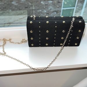 Black and gold clutch